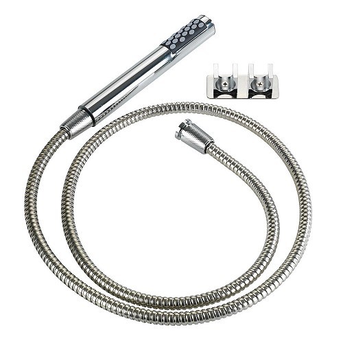 Silver shower set with 115 cm WENKO hose - CW11465