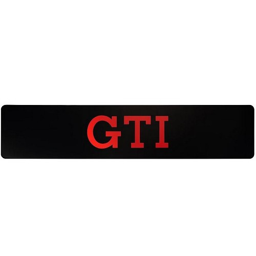  Placa de matrícula GTI - Segunda escolha - CX267559 