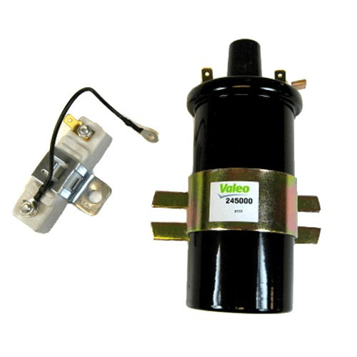 VALEO ignition coil with resistor for Citroën DS (09/1960-1975) - 12V