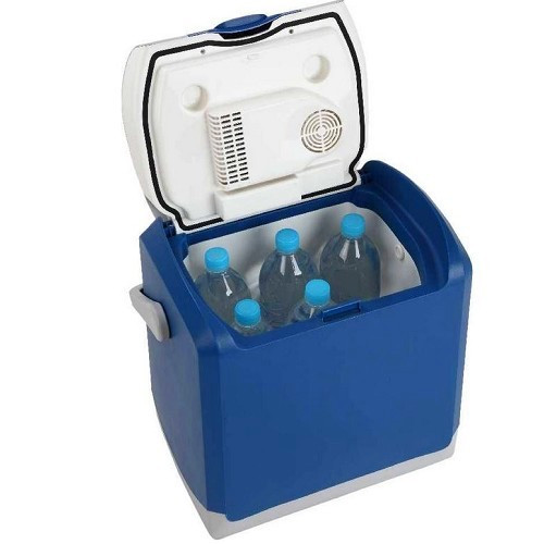 Blue 12V thermoelectric cooler on cigarette lighter - capacity 24 Litres - ET30012