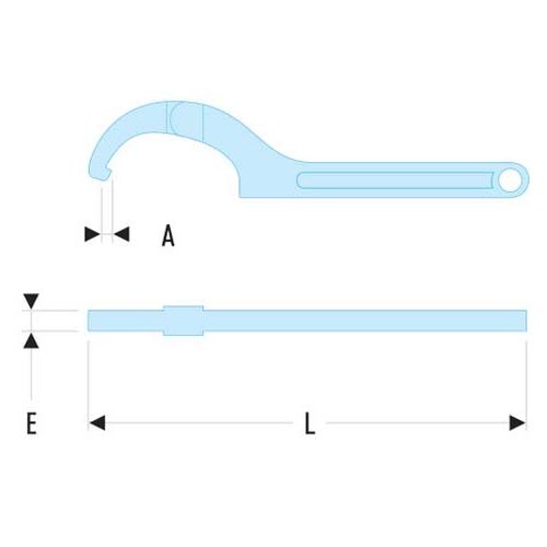 Clé à ergot modèle articulé Taille 3,0mm FACOM - FA23893