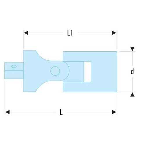 Universal 3/8" cardanjoint - FA24550