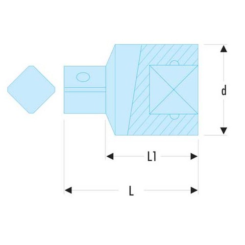 Réducteur 3/8" à 1/4" FACOM - FA24553