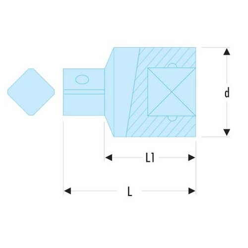 Réducteur 1/2" à 3/8" FACOM - FA25081