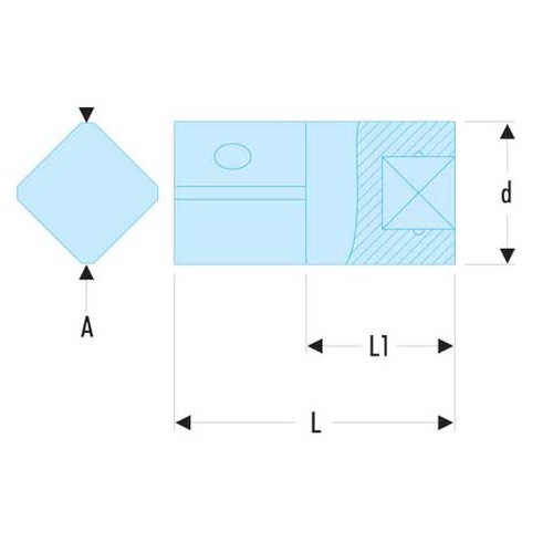 FACOM 1/2" a 3/4" Increaser - FA25087