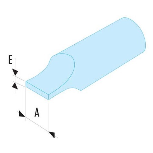 FACOM series 2 impact bits for slotted screws Size 6.5mm - FA30931