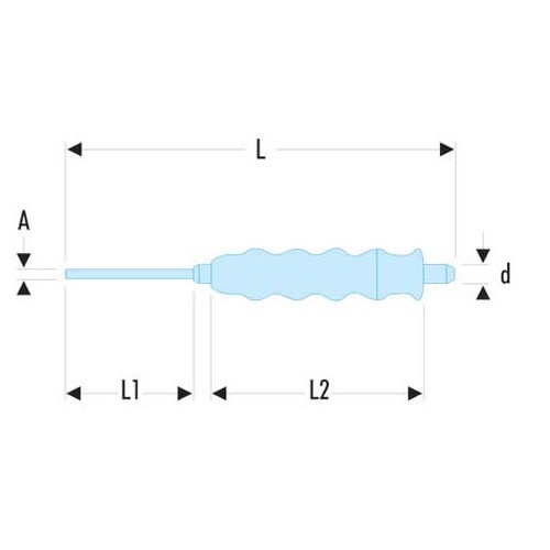 Ummantelter Körner Größe 4mm FACOM - FA32935