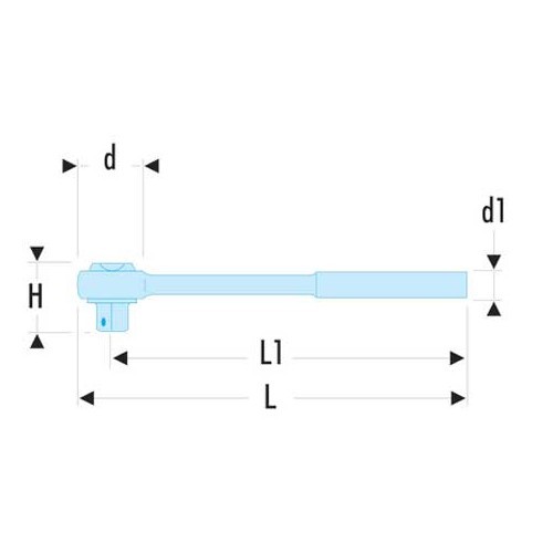 High-performance 3/8 waterproof ratchet - FA42940