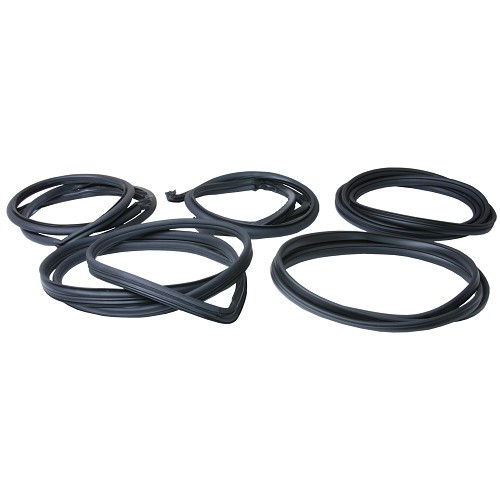 Complete kit of rubber body seals for BMW Series 02 E10 Sedan phase 1 and 2 (03/1966-07/1977)