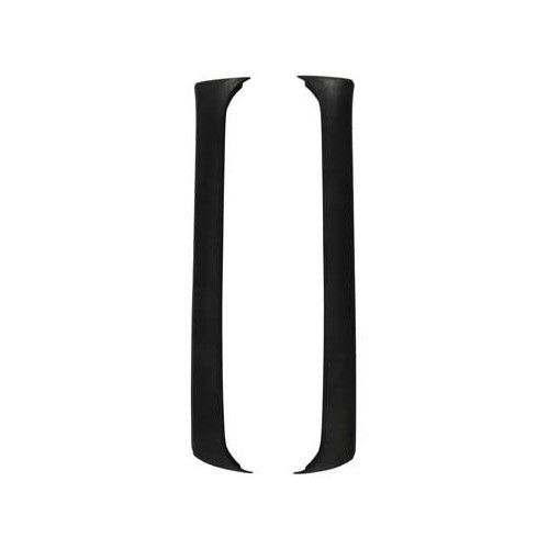  Black textured plastic windshield pillar deflectors for VW Golf 1 Sedan Cabriolet Caddy and Jetta 1 (02/1974-07/1993)  - GA01510 