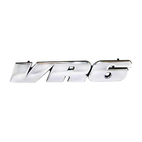  VR6 chroom grille badge voor VW Golf 3 VR6 (08/1991-08/1997)  - GA01762 