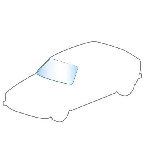  Clear windshield for Golf 1 - GA10810 