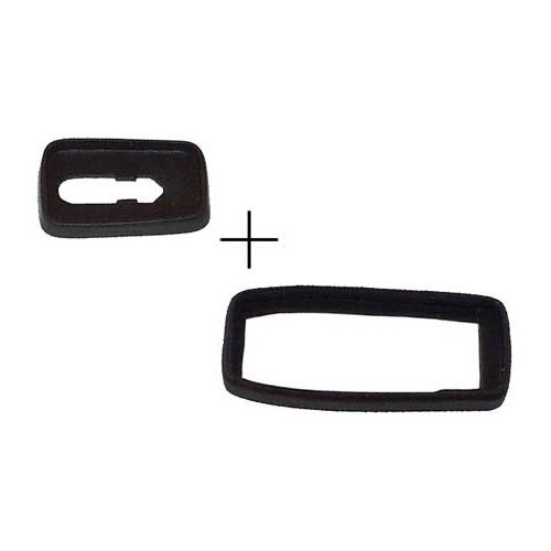  Set of 2 door handle seals for Golf 1 and 2 - GA13151 