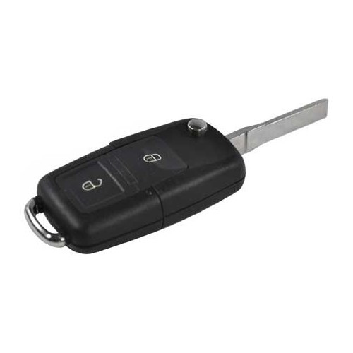 Matrice de clé et coque de télécommande pour Volkswagen Golf 4, Passat, Bora à 2 boutons - GA13320