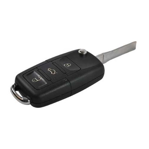 Key matrix and 3-button remote control key casing for Volkswagen Golf 4, Passat, Bora - GA13330
