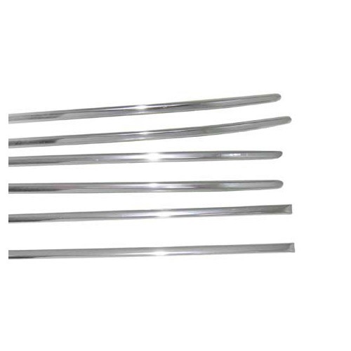 Alu trim for Golf 1 2-door version - 6 pieces