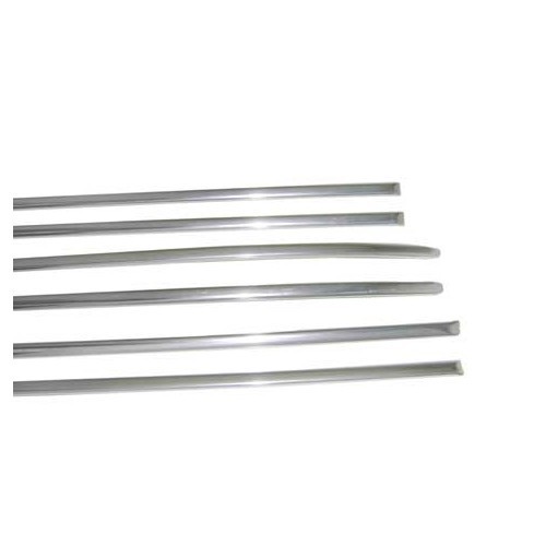 Alu mouldings for VW Golf 1 Caddy - 6 pieces