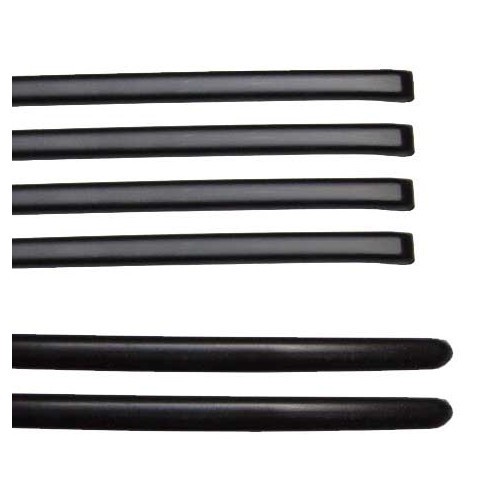  Baguettes Noires sur tour de caisse pour Golf 1 Caddy - 6 pièces - GA14709 