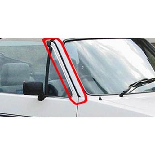A-pillar right windshield pillar molding for VW Golf 1 Cabriolet (01/1979-07/1993) - GA14718
