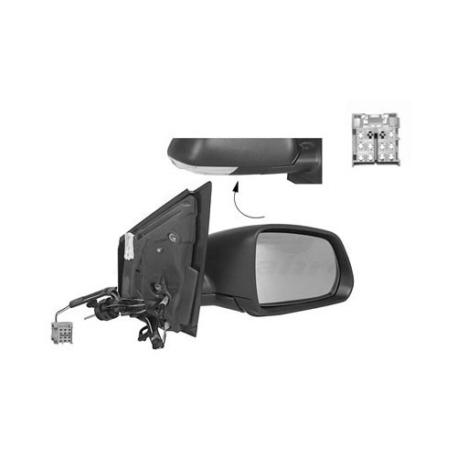  Retrovisor manual derecho para Polo 9N3 - GA14826 