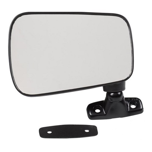  Retrovisor esquerdo preto para Golf 1 e Scirocco - GA14931 