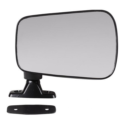 Right black rear view mirror for Golf 1