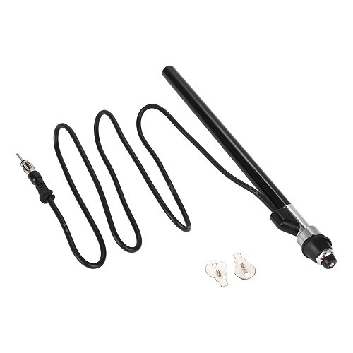  Universal fixed-angle telescopic fender antenna for VW Golf 2 and Jetta 2 (08/1983-12/1992) - GA15200 