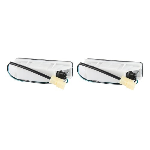 Smoked front turn signal caps for Golf 1 and Golf 2 - 2 pieces - GA16000N