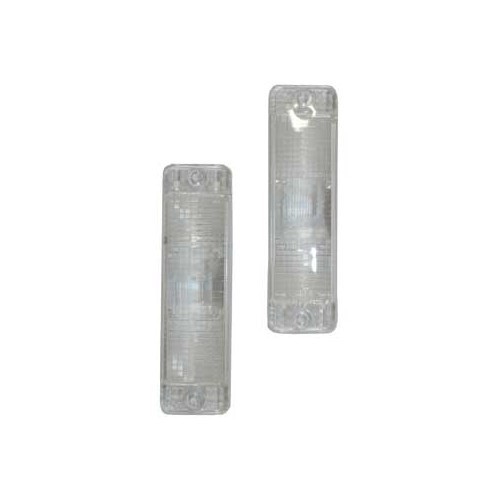 Cabochons blancs de clignotants avant pour VW Golf 1 et 2 - la paire - GA16000W