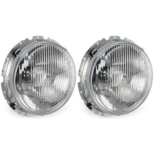  Set van 2 koplamp H4 origineel Hella voor Golf 1 - GA17100KIT 