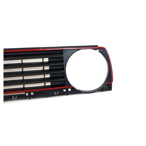 2 headlight grille for Golf 2 with red border - GA18008