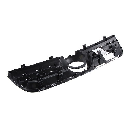 Black grille with chromium edges for VW Polo 9N from 2005 - GA18808
