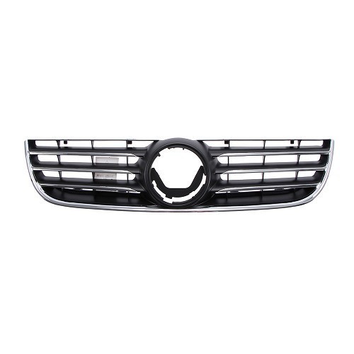  Zwarte grille met chromen sierstrip voor VW Polo 9N sinds 2005 - GA18808 