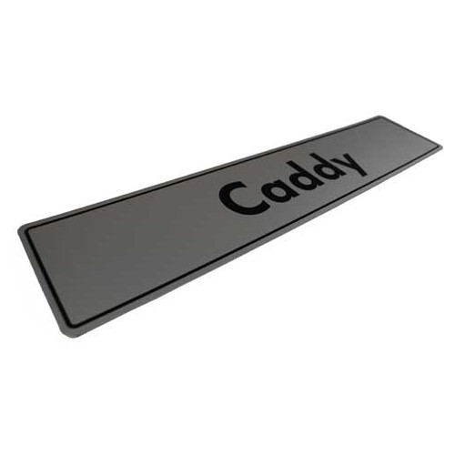  Placa decorativa com formato da chapa de matrícula, inscrição "Caddy" - GA20056 