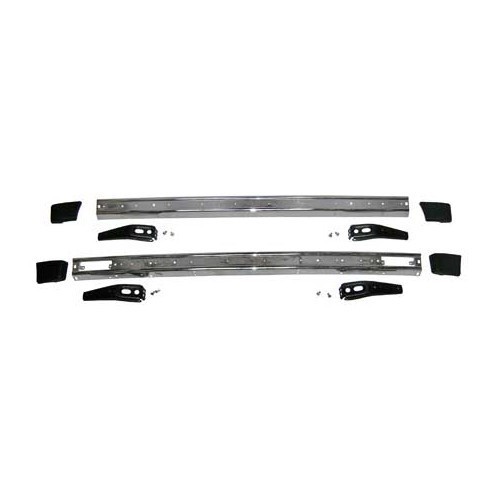  Set chrome bumpers voor Golf 1 -> 78 - GA20230 