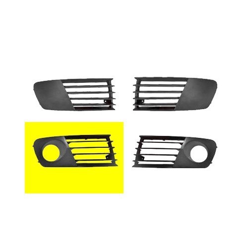  Front right bumper grille for Seat Ibiza (6L) until 2006 - GA20852 