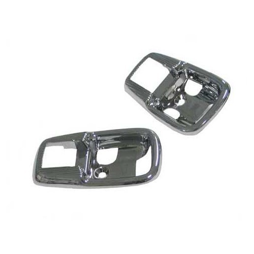  Chrome door striker trim for Golf 1 and Scirocco - set of 2 - GB20410 