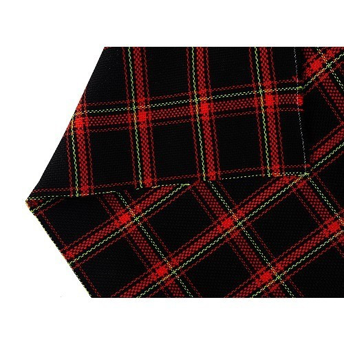 Red golf 1 GTi tartan fabric, 1976 to 1980 - GB25700