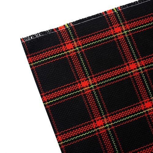 Red golf 1 GTi tartan fabric, 1976 to 1980