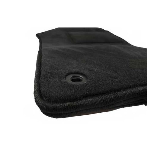 Satz von 4 Ronsdorfer Bodenmatten Luxus schwarz für Corrado - GB26230