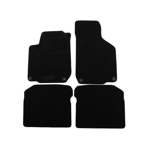  4 Ronsdorf luxury black "Wolfsburg Edition" floor mats for Golf 4 Saloon - GB26242 