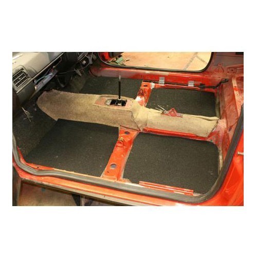 Under carpet sound-proofing set for 3-door Golf 2