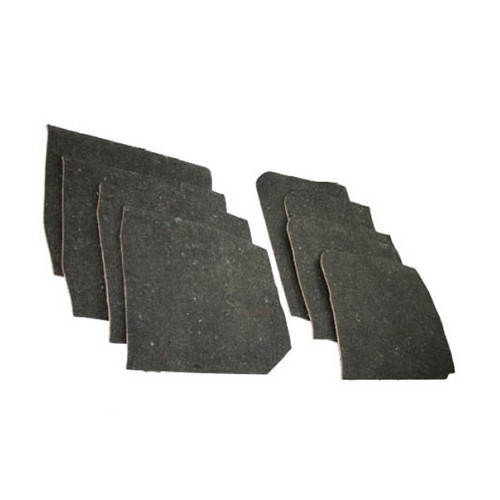  Under carpet sound-proofing set (8 pieces) for Corrado - GB26962 