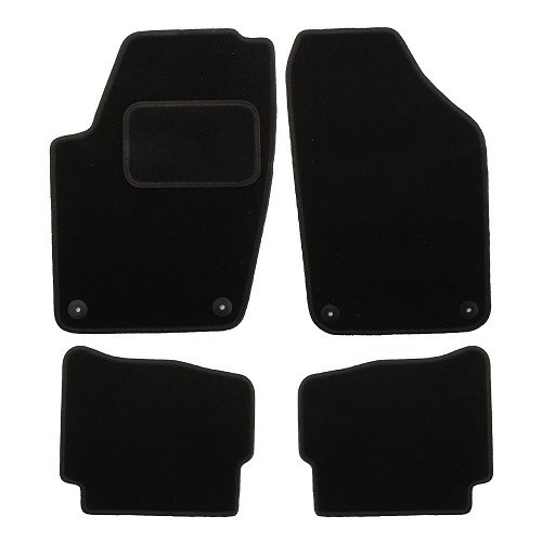  Tapis pour VW Polo 9N - Noir - GB27052 