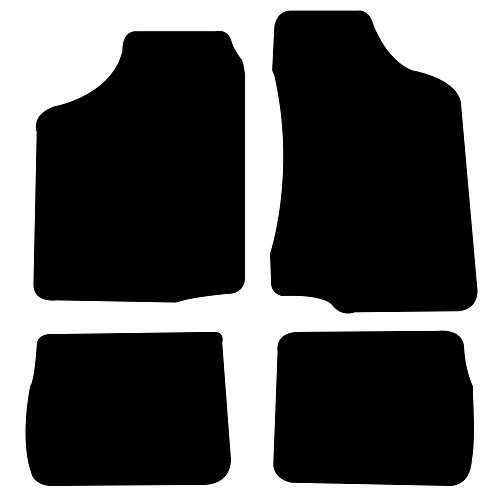  Floor mats for VW Passat Saloon and Estate - Black - GB27076 