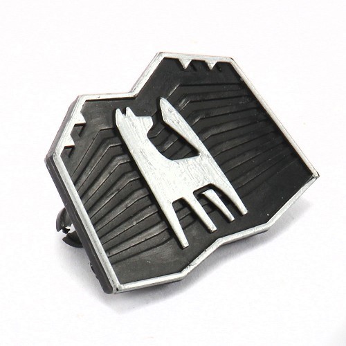  Logo "Emblema Wolf" per coperimozzo centrale del volante a 3 razze di Golf 1 GTi - GB29503 