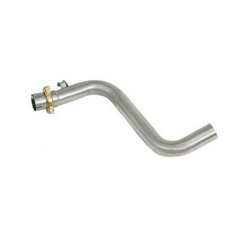  Tube d'échappement intermédiaire central 100% inox en forme de S POWERSPRINT pour VW Golf 2 GTI 1.8 16S (08/1985-10/1991) - moteurs PL KR - GC10747 