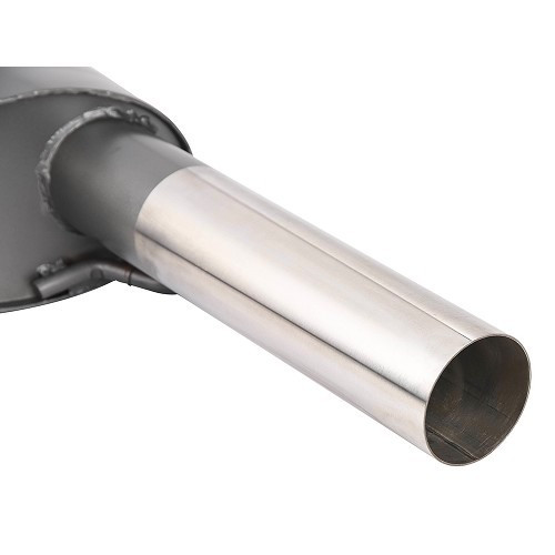 Steel Sports silencer for Golf 1 Cabriolet, straight 70 mm outlet - GC10816