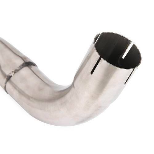 Stainless steel exhaust system for Golf 1 Cabriolet, straight 70 mm outlet - GC10818