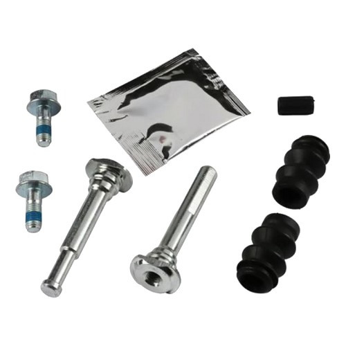  Kit di cursori metallici e anelli in gomma per pinza freno posteriore destra o sinistra per VW Golf 6 Berlina e Variant con codice freno 1KS e 1KT (10/2008-07/2013) - Montaggio BOSCH - GC15076 